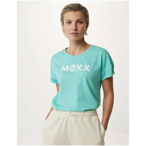 Футболка MEXX, хлопок, размер XS, зеленый