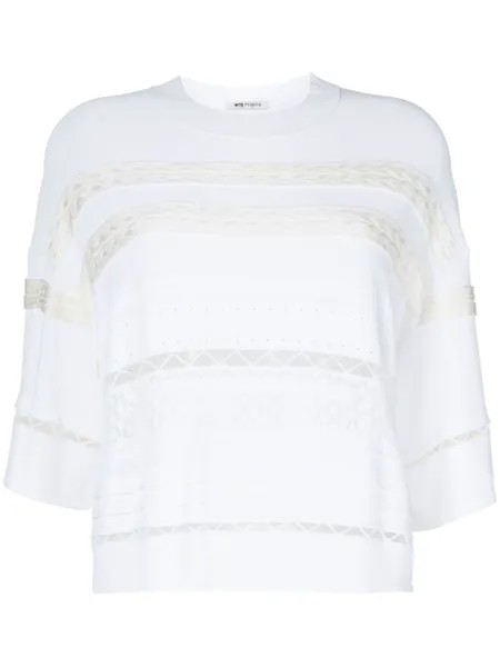 Ports 1961 футболка с вышивкой, белый