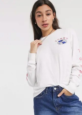 Лонгслив Tommy Jeans-Белый