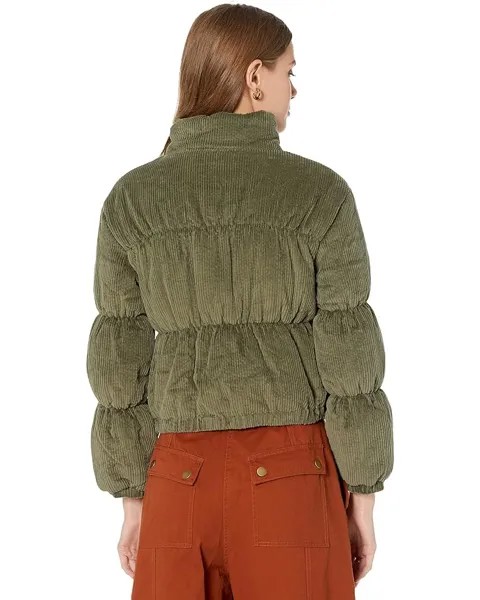 Куртка Steve Madden According To You Puffer Jacket, цвет Dark Mossy Green