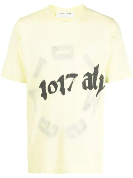 1017 ALYX 9SM футболка с логотипом, желтый