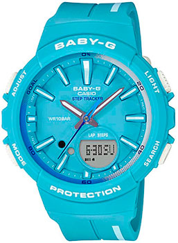 Японские наручные  женские часы Casio BGS-100RT-2A. Коллекция Baby-G