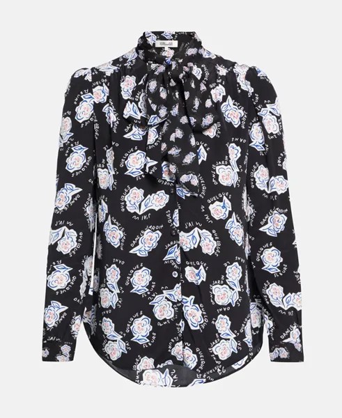 Деловая блузка Diane von Furstenberg, черный
