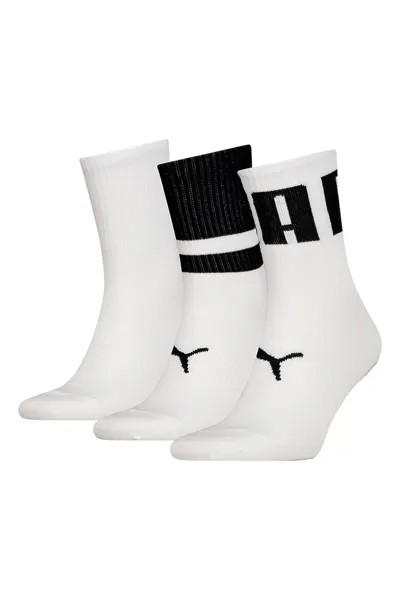 Носки с логотипом - 3 пары Puma, черный
