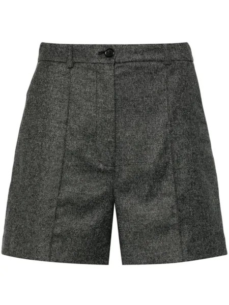 PINKO меланжевые шорты, серый