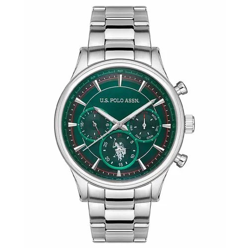 Наручные часы U.S. POLO ASSN. USPA1010-10, зеленый, серебряный