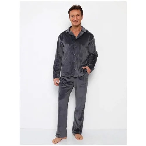 Пижама Малиновые сны, размер 48, серый