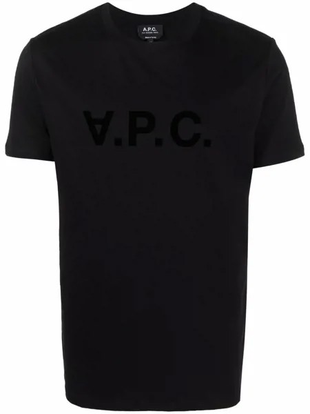 A.P.C. футболка с логотипом