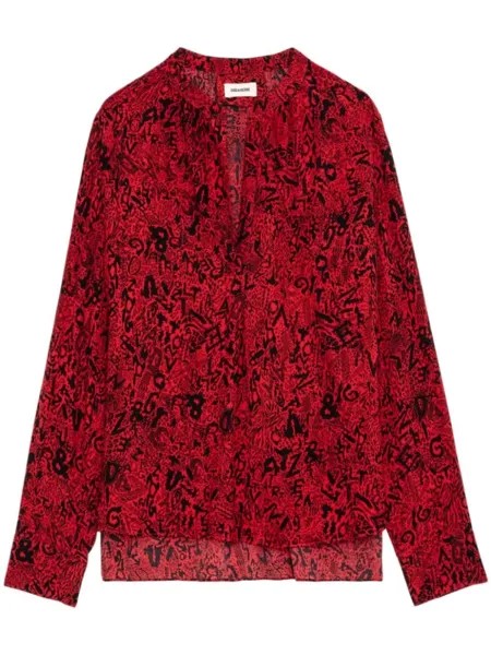 Zadig&Voltaire блузка Tink, красный