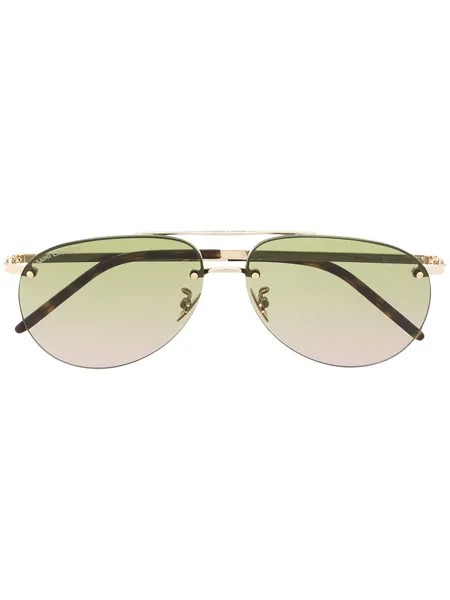 Saint Laurent Eyewear солнцезащитные очки-авиаторы
