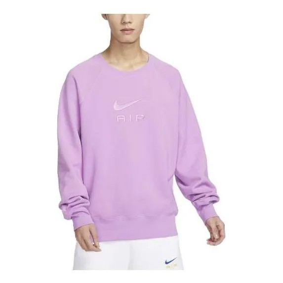 Толстовка Nike Sportswear Air French Terry Crew 'Purple', фиолетовый