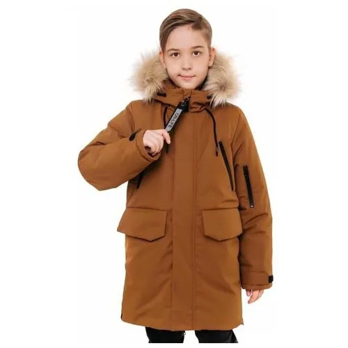 Мужская куртка thisisneverthat Batik Faux Fur бежевый , Размер S