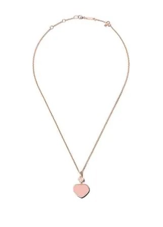 Chopard колье Happy Hearts из розового золота с бриллиантами