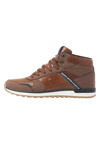 Низкие кроссовки Alder Mid British Knights, цвет cognac navy