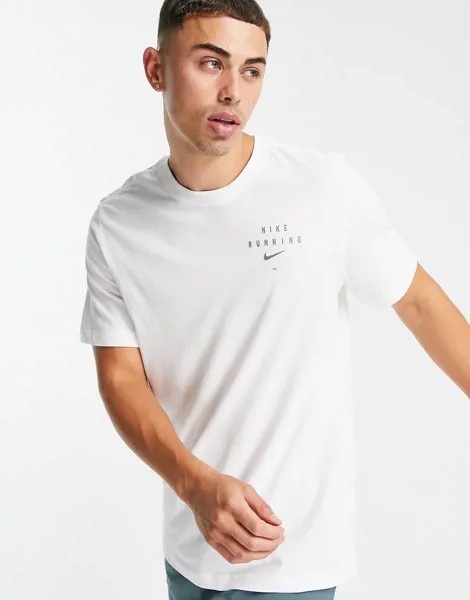 Белая футболка Nike Running Run Division Dri-FIT-Белый