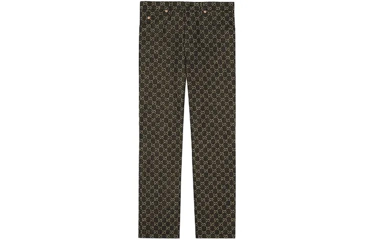 Мужские джинсы GUCCI, цвет Black