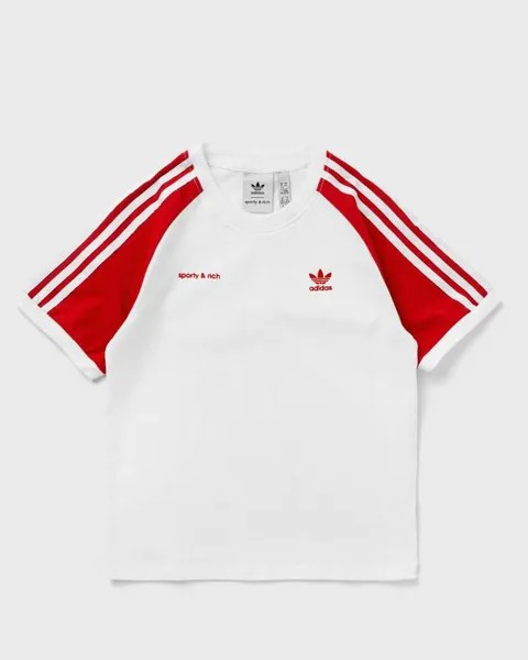 Топ Adidas X Sporty & Rich Tee, цвет white/collegred