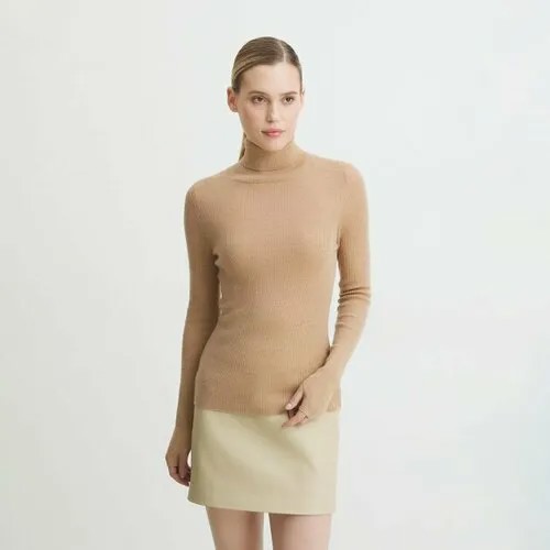 Водолазка Maison David, размер OneSize, бежевый