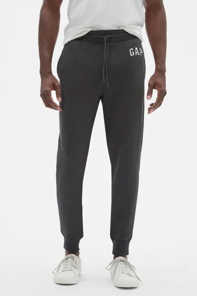 Джоггеры из флиса с логотипом Gap, серый