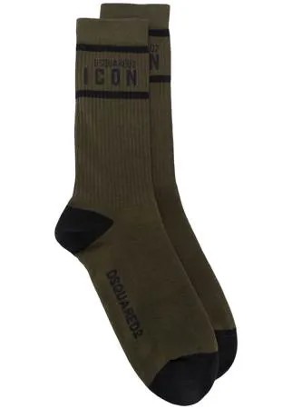 Dsquared2 носки Icon с логотипом