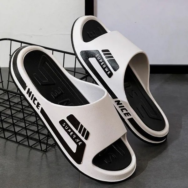 Летние тапочки для мужчин Мода Мужчины Открытые спортивные тапочки Противоскользящая платформа Обувь Пляж Шлепанцы Мужские сандалии