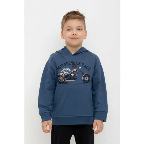 Худи crockid, размер 56/104, синий