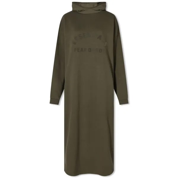 Платье Fear Of God Essentials Nylon Fleece Hooded, цвет Ink