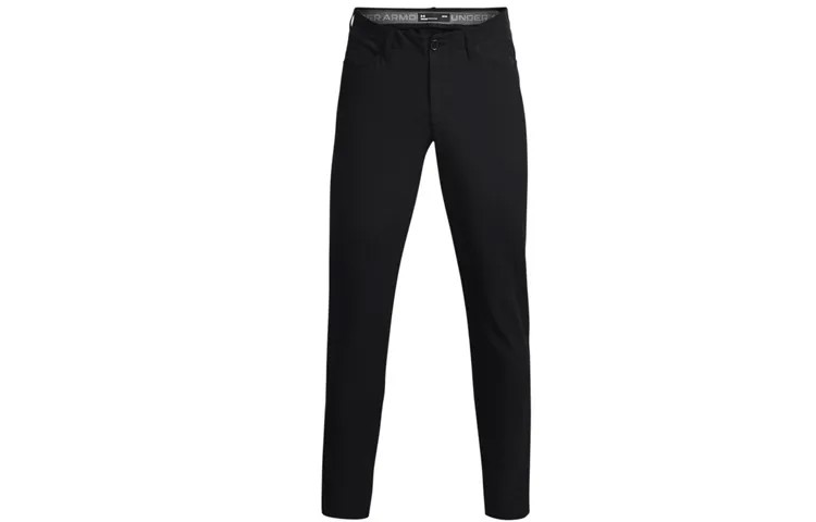 Мужские трикотажные спортивные штаны Under Armour, цвет Black
