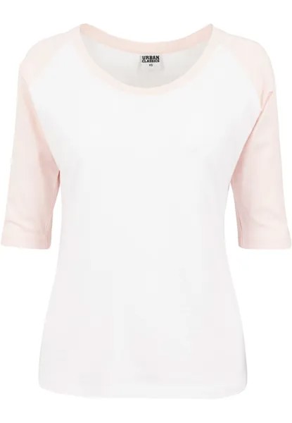 Лонгслив Urban Classics s, цвет wht/pink