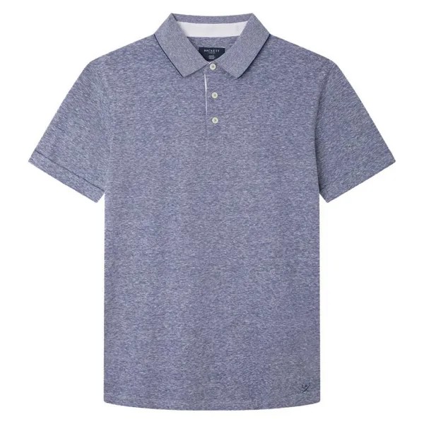 Поло Hackett Cott Linen Filafil, серый