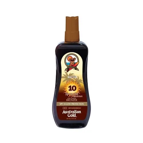Australian Gold Спрей-гель с бронзатором SPF 10 237 мл