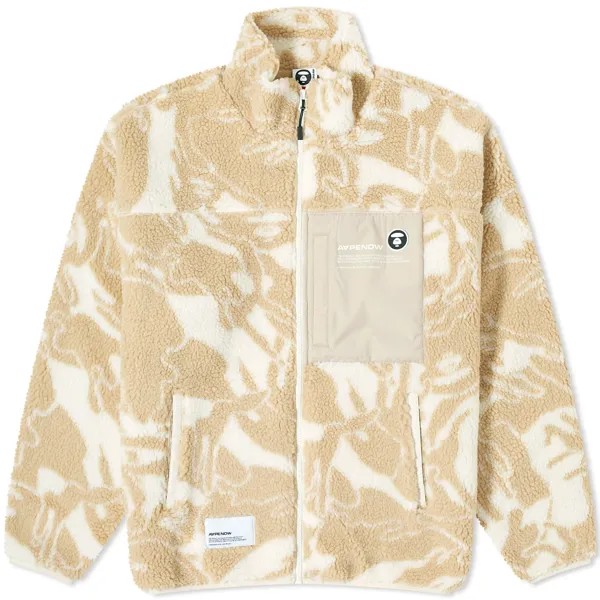 Куртка Aape Now Camo Fleece, слоновая кость