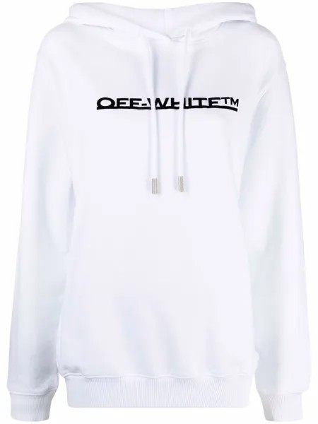 Off-White худи с логотипом