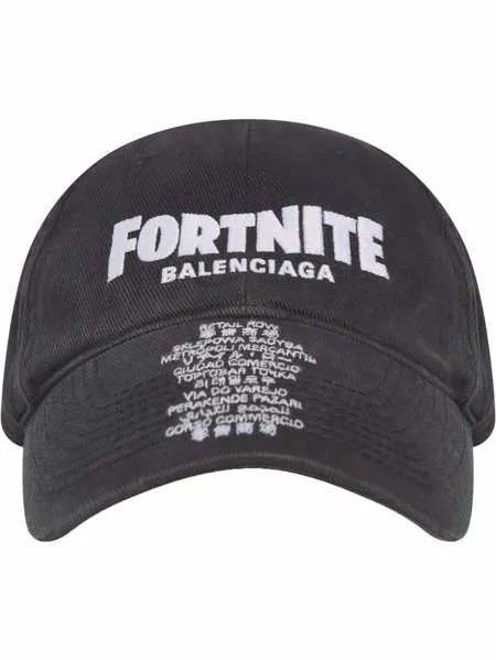 Balenciaga кепка с логотипом Fortnite