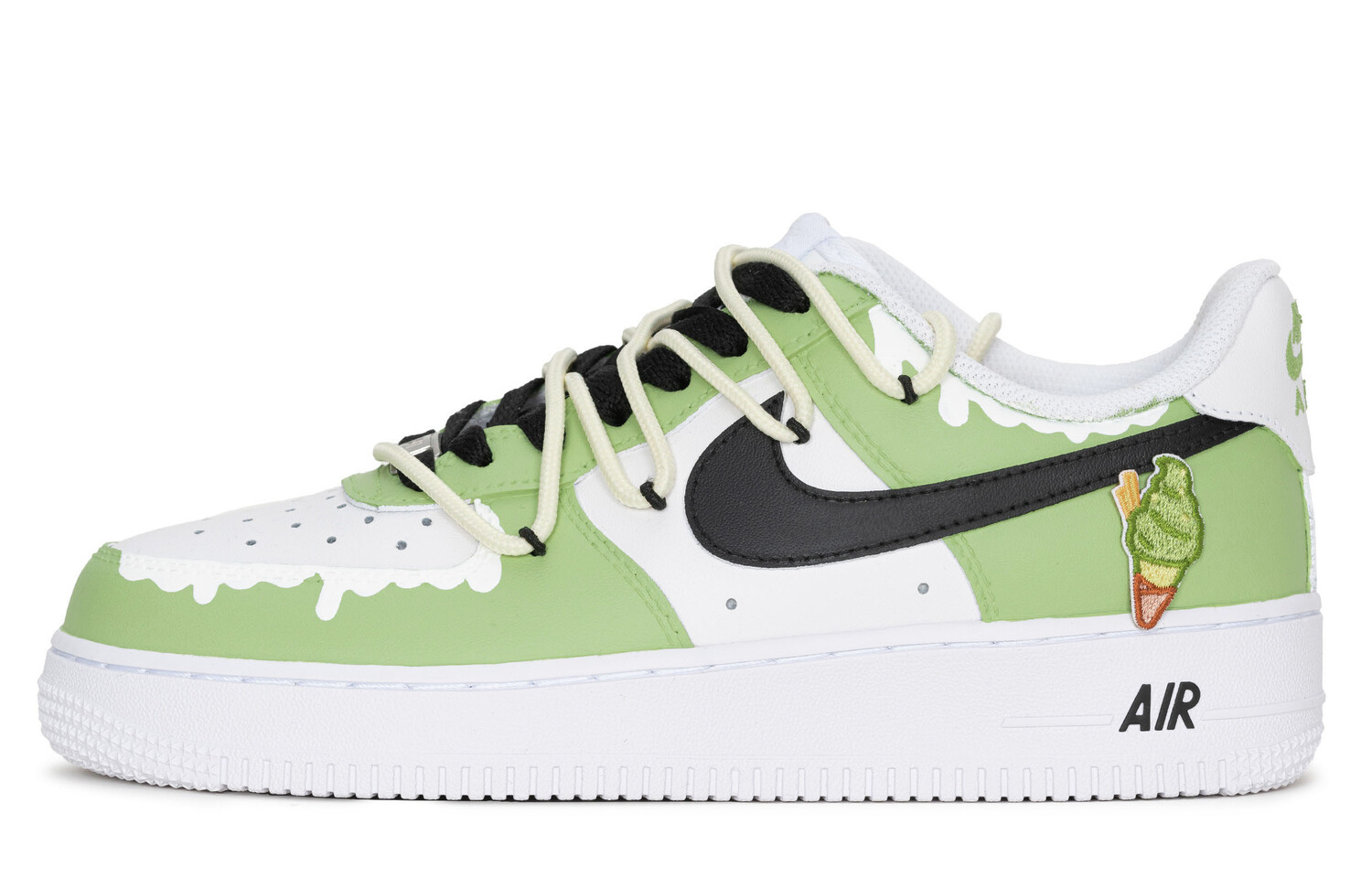 Кроссовки Nike Air Force 1 Skateboarding Shoes Unisex Low-top Green/White, зеленый