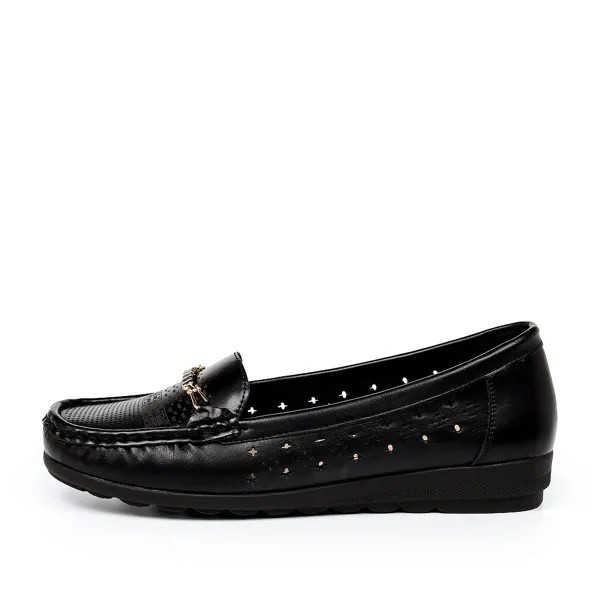 Мокасины женские INSTREET 2-11WA-048ST черные 35 RU