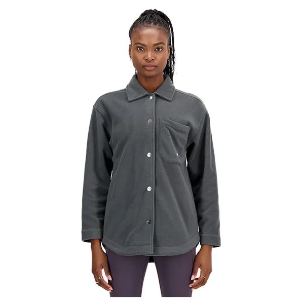 Куртка New Balance Nb Athletics Polar overshirt, серый