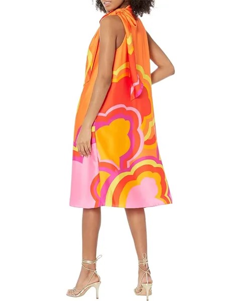 Платье Trina Turk Becoming Dress, цвет Tangerine Dream Multi