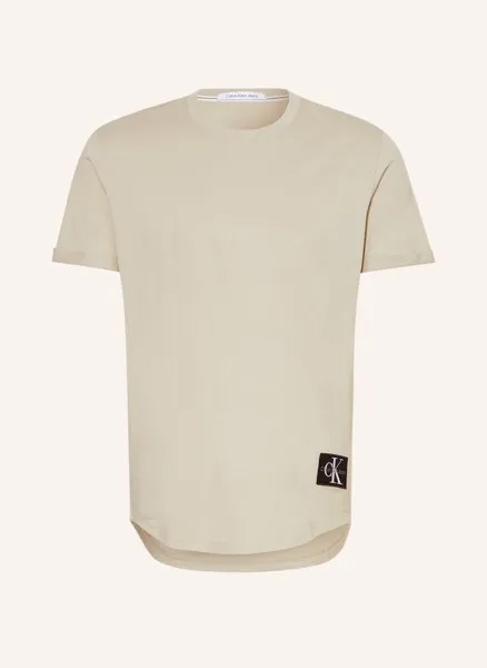 Футболка Calvin Klein Jeans, серо-коричневый