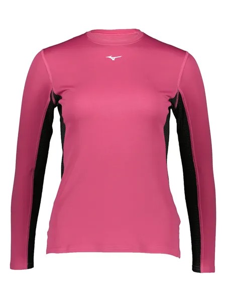 Лонгслив Mizuno Mid Weight Crew, розовый