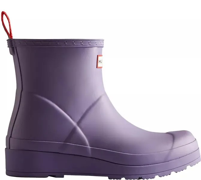 Женские короткие водонепроницаемые резиновые сапоги Hunter Boots, фиолетовый