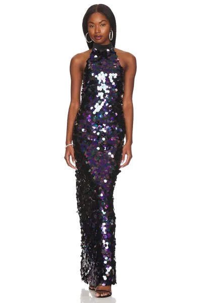 Платье Bronx and Banco Chantal Noir Gown, цвет Black Multi