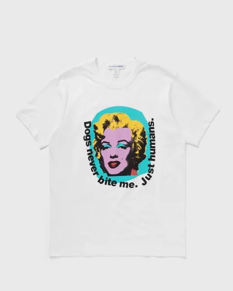 Футболка Comme Des Garçons Shirt Mens T-Shirt Knit, белый