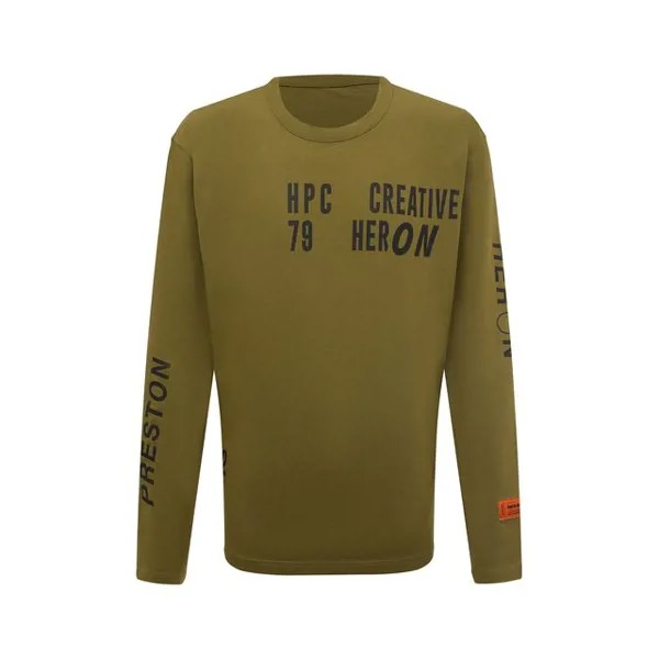 Хлопковый лонгслив Heron Preston