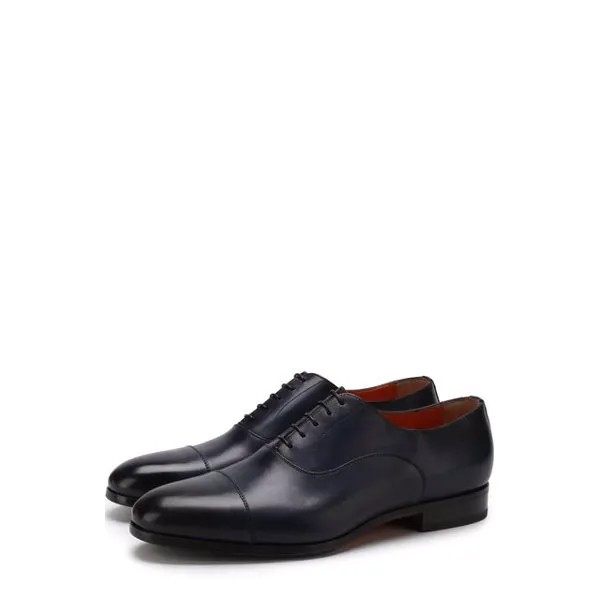 Классические кожаные оксфорды Santoni