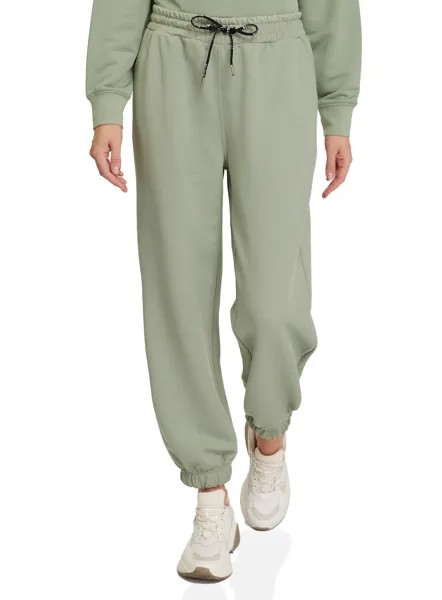 Спортивные брюки женские oodji 16701086 зеленые S