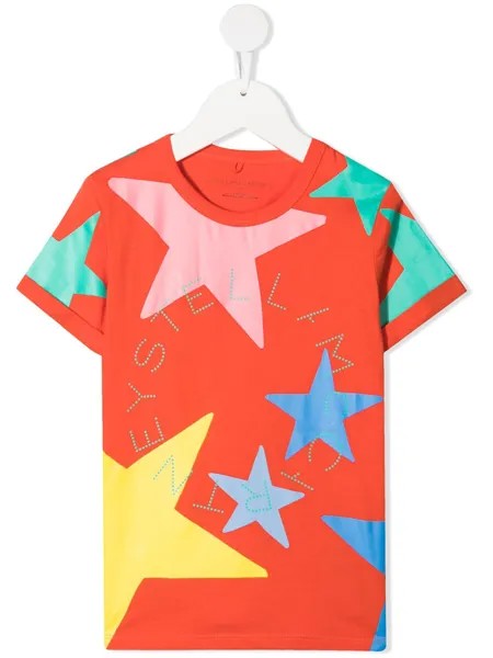 Stella McCartney Kids футболка с короткими рукавами и графичным принтом
