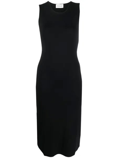 P.A.R.O.S.H. knitted midi dress, черный