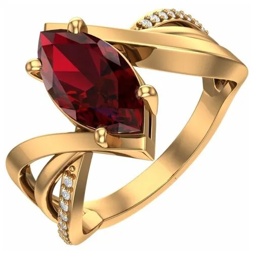 Серебряные серьги с кварцем им. и фианитами 2101334-04395