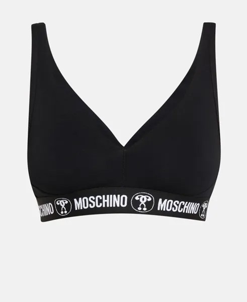 Мягкий бюстгальтер Moschino Underwear, черный